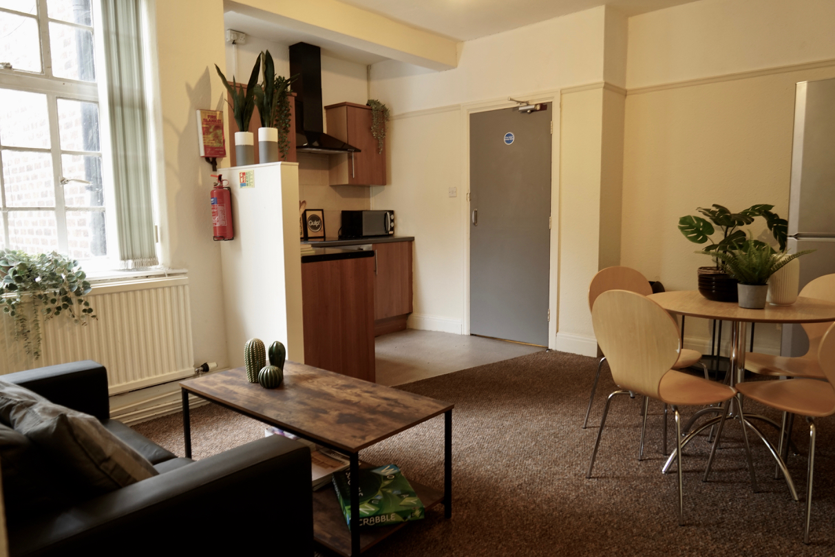 Typical Lounge at Carfax Court Flats