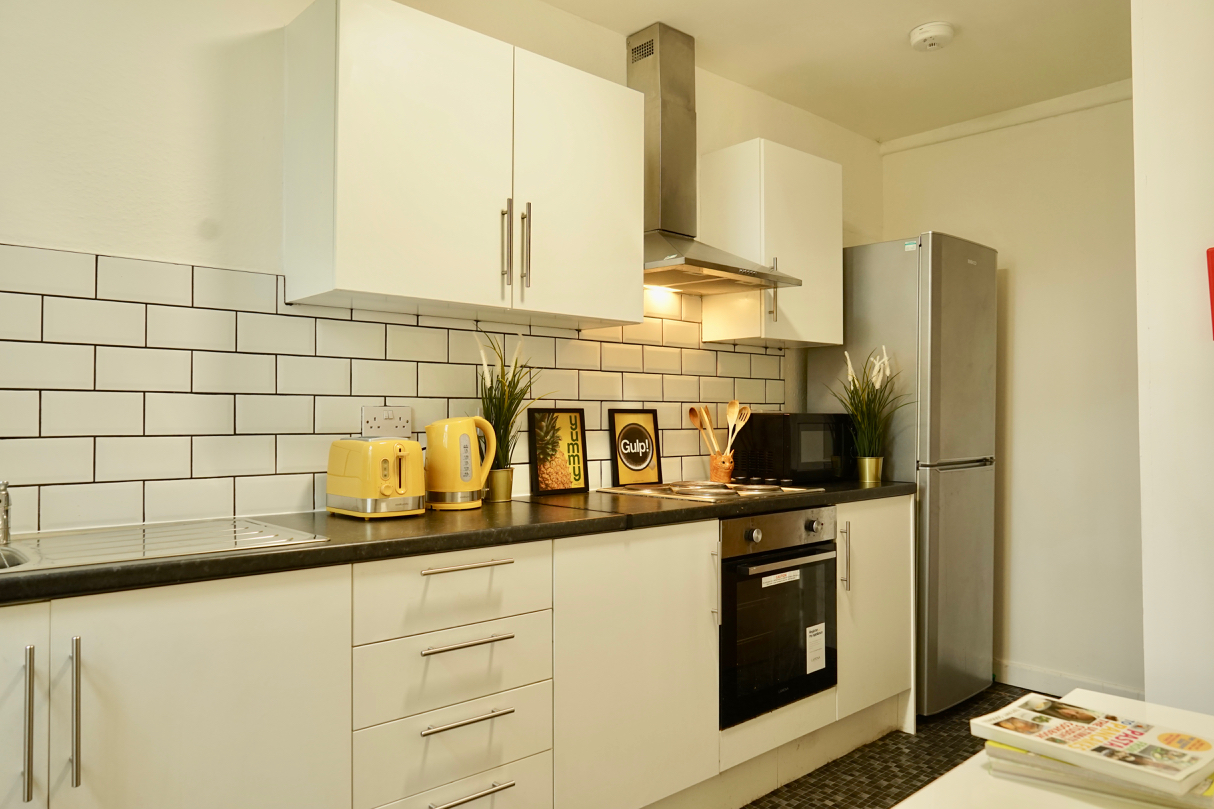 Typical Kitchen at Carfax Court Flats